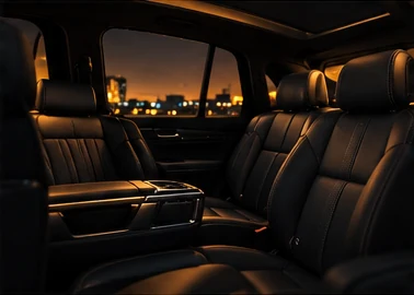 Comfortable private vehicle interior